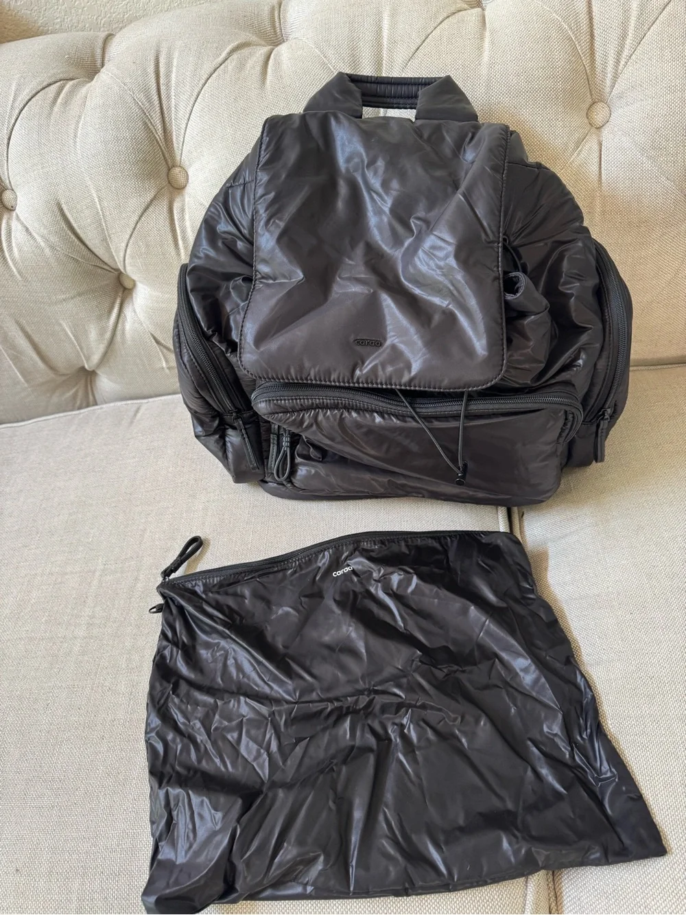 Caraa cirrus backpack in black